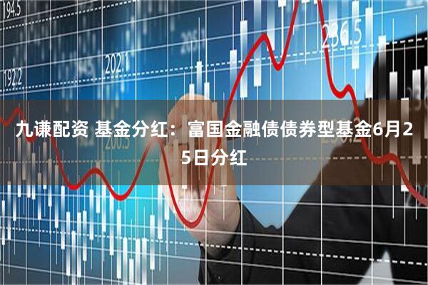 九谦配资 基金分红：富国金融债债券型基金6月25日分红