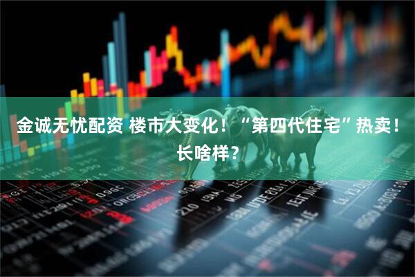 金诚无忧配资 楼市大变化！“第四代住宅”热卖！长啥样？