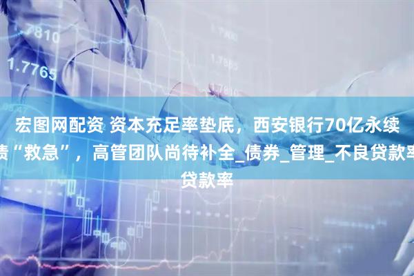 宏图网配资 资本充足率垫底，西安银行70亿永续债“救急”，高管团队尚待补全_债券_管理_不良贷款率